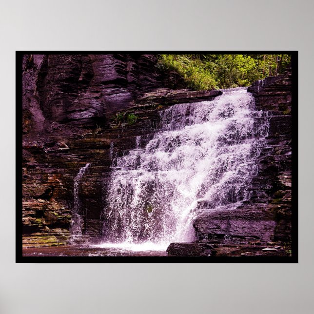 CASCADILLA GORGE ITHACA NEW YORK POSTER (Framsidan)