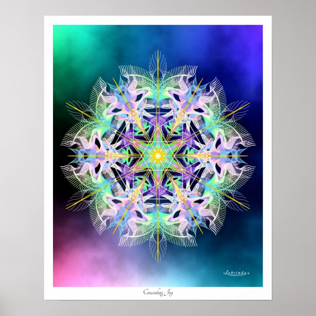 Cascading Joy Poster (Framsidan)