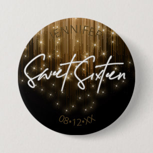 Cascading Lights Sweet 16 Guld ID790 Knapp