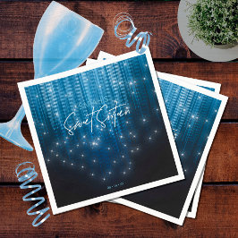 Cascading Ljus Sweet 16 Blue ID790 Pappersservett