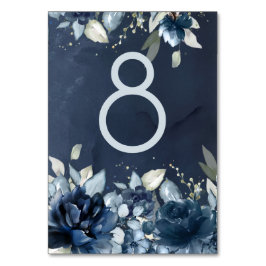 Cascading Peonies Bröllop Bordsnummer Card