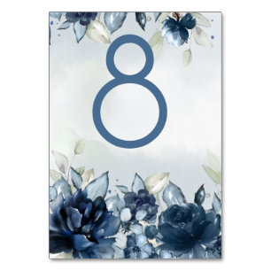 Cascading Ro Bröllop Bordsnummer Card