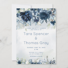 Cascading Ro Bröllop Luxury Investigation Suite Inbjudningar