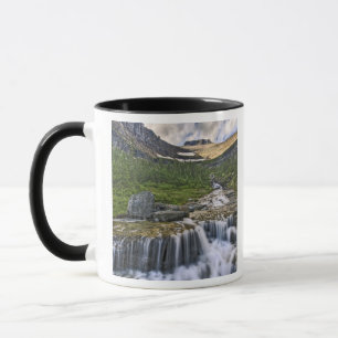 Cascading stream, Glacier National Park Mugg