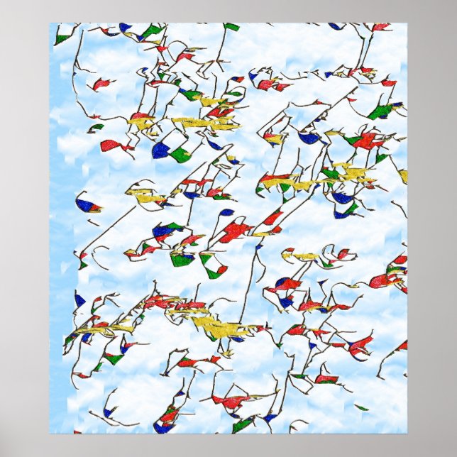 Cascading Twigs Poster (Framsidan)