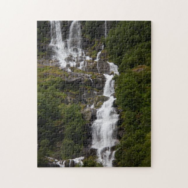 Cascading Volefossen vattenfall Pussel (Vertikal)