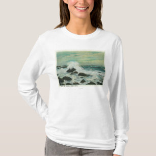Casco fjärd, MaineSurf och strandstenar Tee