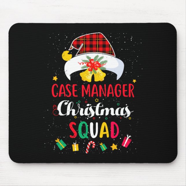 Case Manager Christmas Squad Santa Hat Matching Pr Musmatta (Framsidan)