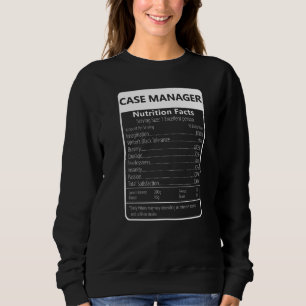 Case Manager Näringsfakta Sarcastic Grafik T Shirt