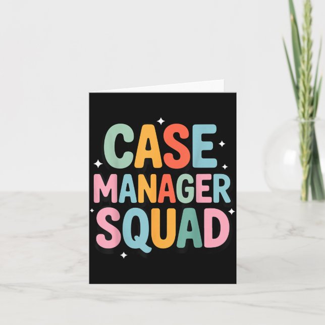 Case Manager Squad  Kort (Framsida)