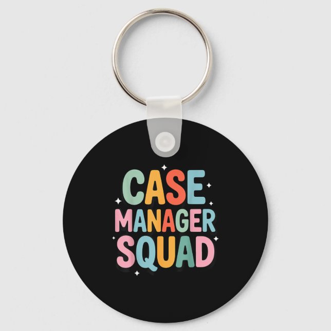 Case Manager Squad  Nyckelring (Framsida)