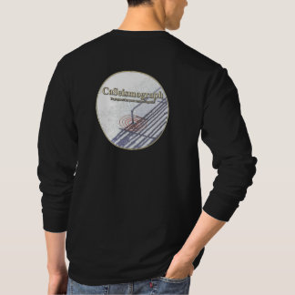 CaSeismoGraph-Långärmad, färdriktning framifrån/ba T Shirt