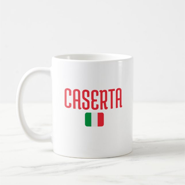 CASERTA-Italien Kaffemugg (Vänster)