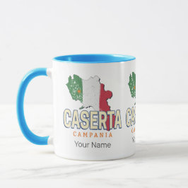 Caserta Italien Retro Campania Karta Vintage Souve Mugg