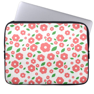 Caseser för bärbara blommönster - söt och snyggt laptop fodral