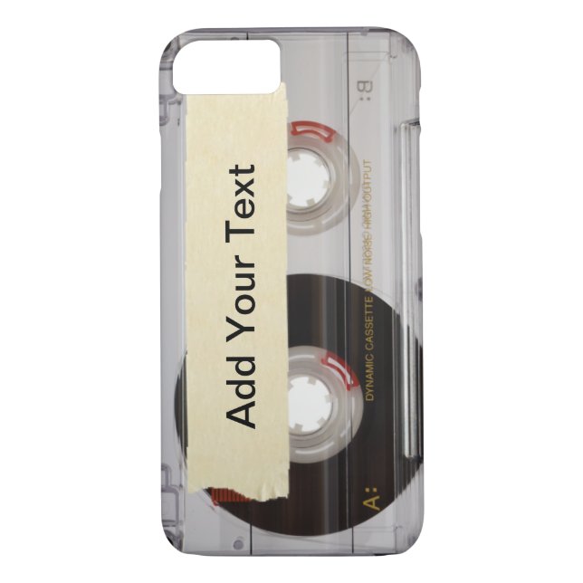 Casette Tape Case-Mate iPhone Skal (Baksida)