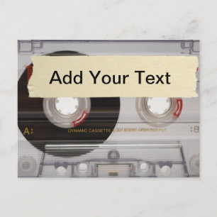 Casette Tape Vykort