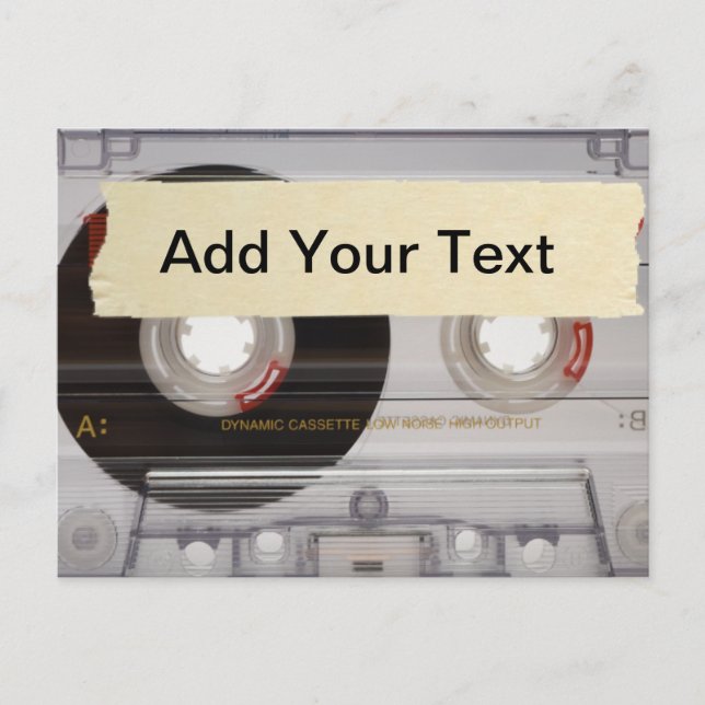 Casette Tape Vykort (Framsida)