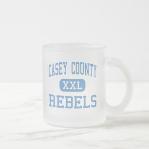 Casey County - rebeller - kick - frihet Kentucky Frostad Glasmugg