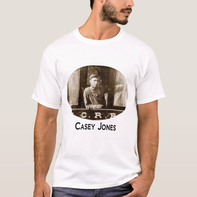 Casey Jones tågT-tröja Tee Shirt (Framsida)
