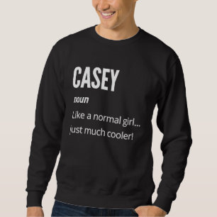 Casey Noun som en vanlig kylare Lång Ärmad Tröja