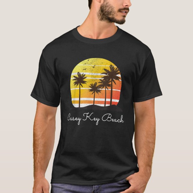 Casey Nyckel Beach Florida Vacation Family Group G T Shirt (Framsida)