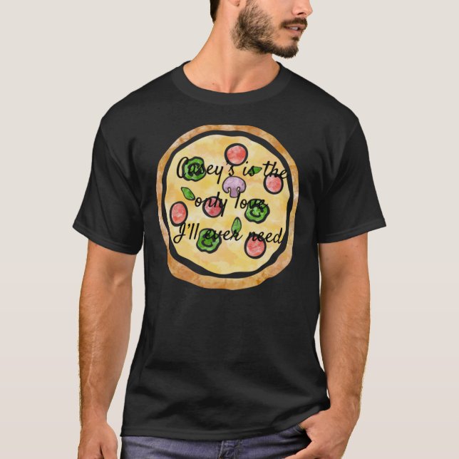 Casey’s Pizza is my lover Classic T-Shirt (Framsida)