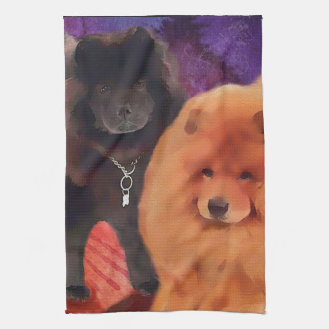 CASEY- & SASHA-heARTdogkökshandduk Kökshandduk (Vertikal)