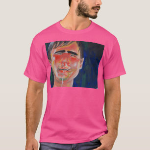 Casey Tatum Tim och Eric Acrylic Porträtt T Shirt