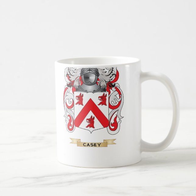 Casey vapensköld (familjvapenskölden) kaffemugg (Höger)