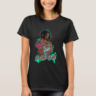 Cash Hustle Färdigheter Svart Melanin Kvinna Som Ä T Shirt