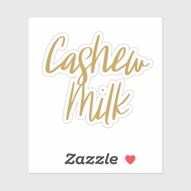 Cashew Mjölk Storage-etikett Klistermärken (Ark)