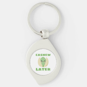 Cashew Senater Swirl Silverfärgad Nyckelring