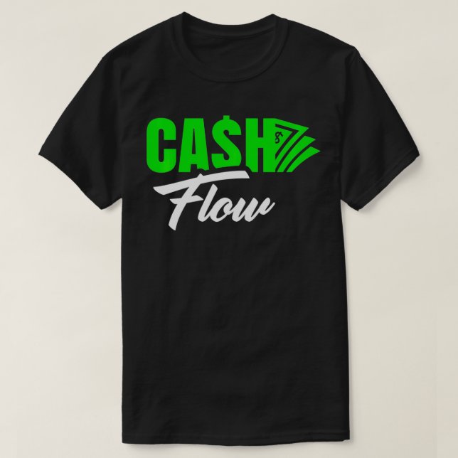 Cashflow Entrepreneur Investor Finance Crypto Busi T Shirt (Design framsida)