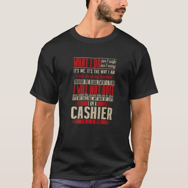 Cashier T Shirt (Framsida)