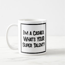 Cashier Toppen Talent. Kaffe Mugg