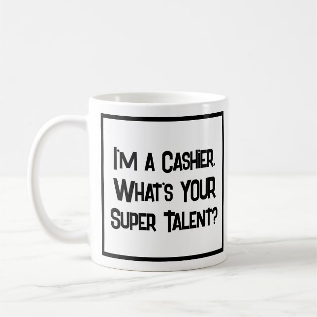 Cashier Toppen Talent. Kaffe Mugg (Vänster)
