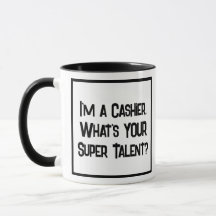 Cashier Toppen Talent. Två tonkaffe Mugg
