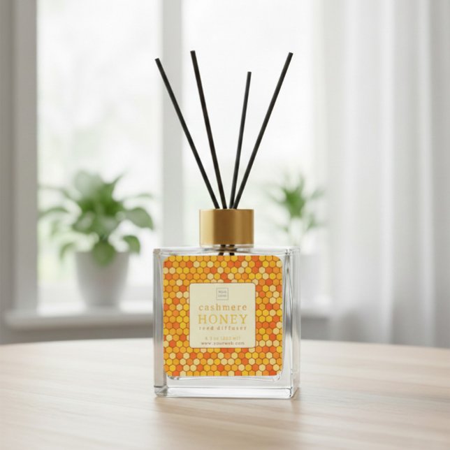 Cashmere Honey Reed Diffuser Etikett (Skapare uppladdad)