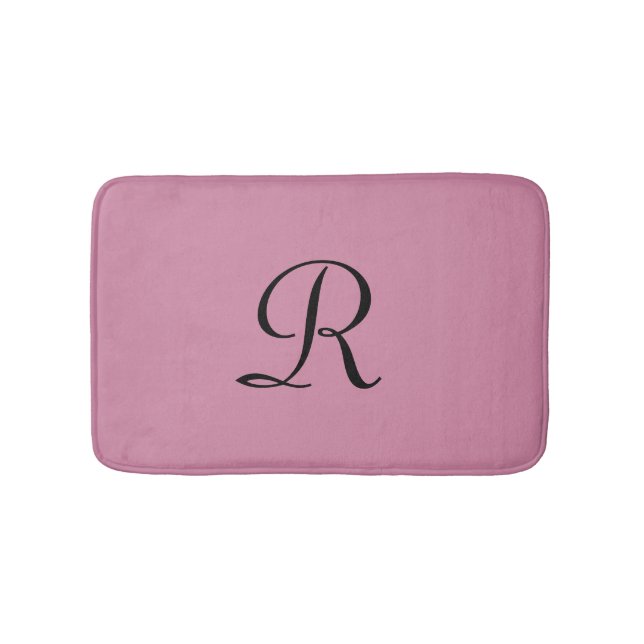Cashmere Ro Rosa Monogram Elegant Plush Badrumsmatta (Framsidan)