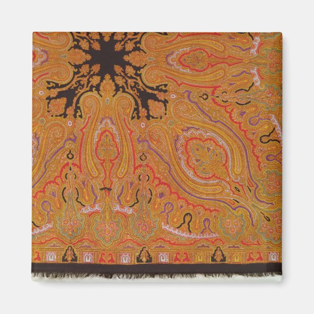 Cashmere scarf, 1870-80 magnet (Framsidan)