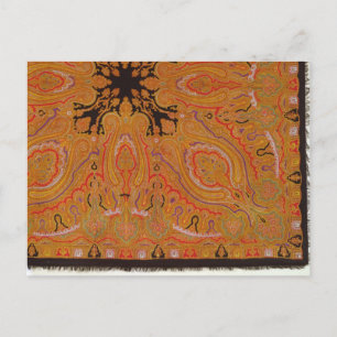 Cashmere scarf, 1870-80 vykort