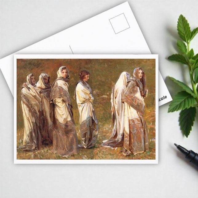 Cashmir, John Sargent 1908 Vykort (Skapare uppladdad)