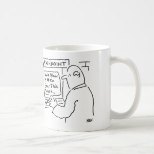 Cashpoint Maskin säger "Blow it on Beer" Kaffemugg