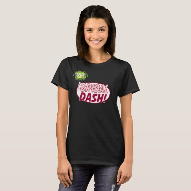 Cashunt Möhippa Dash Bachelorette Anpassningsbar T T Shirt (Hel framsida)