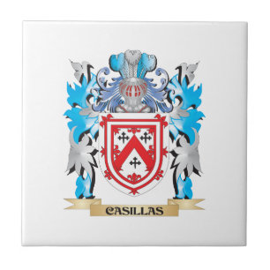 Casillas vapensköld - familjvapensköld kakelplatta