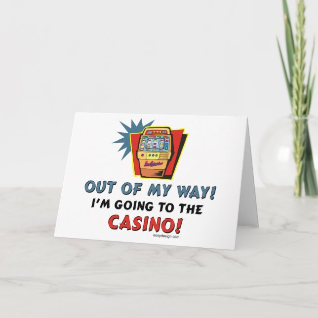 Casino Älskare Kort (Framsida)