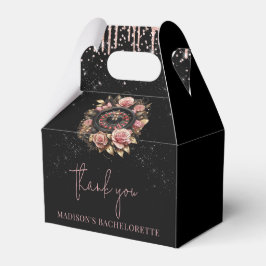 Casino Bachelorette Luxury Black Rosa Guld Presentaskar
