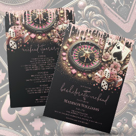 Casino Bachelorette Luxury & Itinerary Inbjudningar