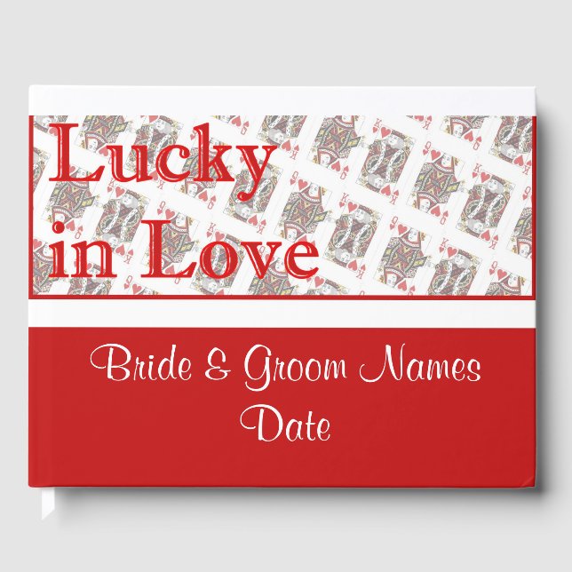 Casino Bröllop Guestbook bärbar dator Gästböcker (Framsida)